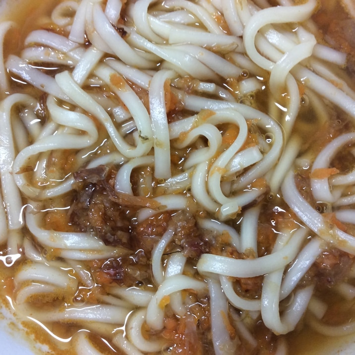 人参すりおろし温うどん